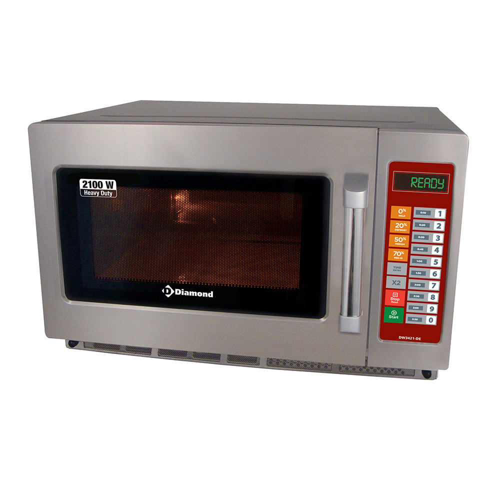 Mikrowellenofen aus Edelstahl, (GN 2/3),2100 W. (34 Lt), Digital Mikrowellenofen aus Edelstahl, (GN 2/3),2100 W. (34 Lt), Digital