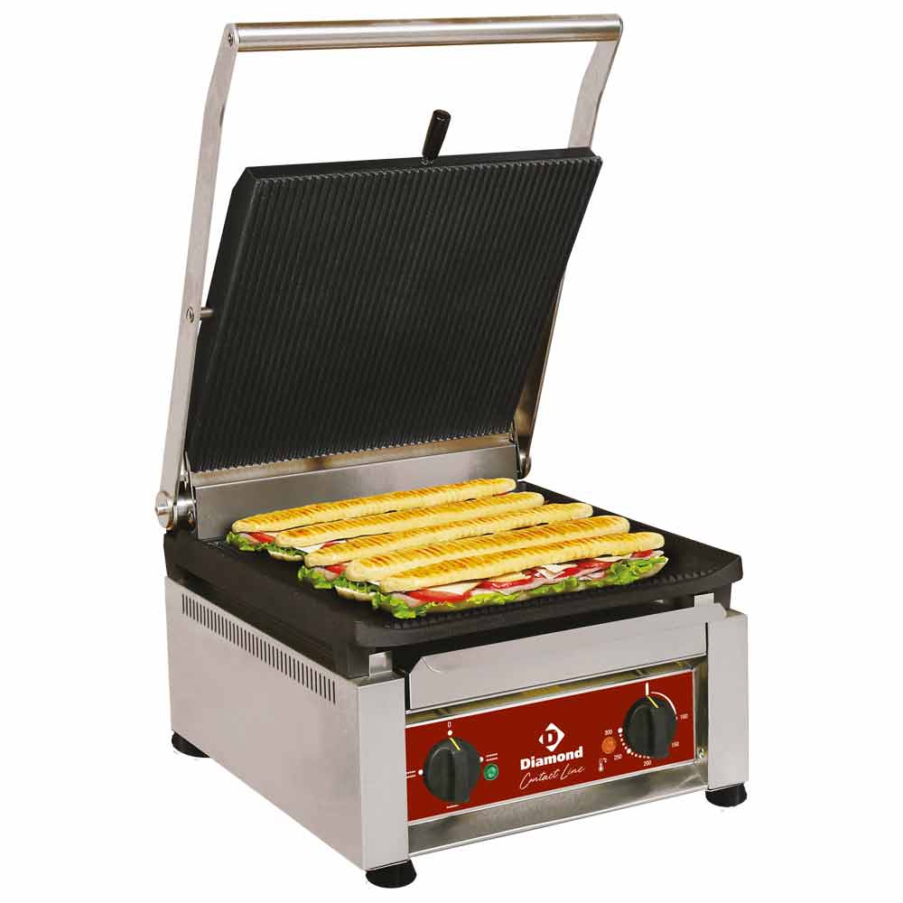 Kontaktgrill "HOHE LEISTUNG", emaillierte Platten Kontaktgrill "HOHE LEISTUNG", emaillierte Platten
