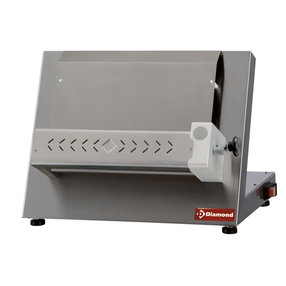 Teigausrollmaschine aus Edelstahl Ø 420 mm, 1 Rolle "Linear" Teigausrollmaschine aus Edelstahl Ø 420 mm, 1 Rolle "Linear"