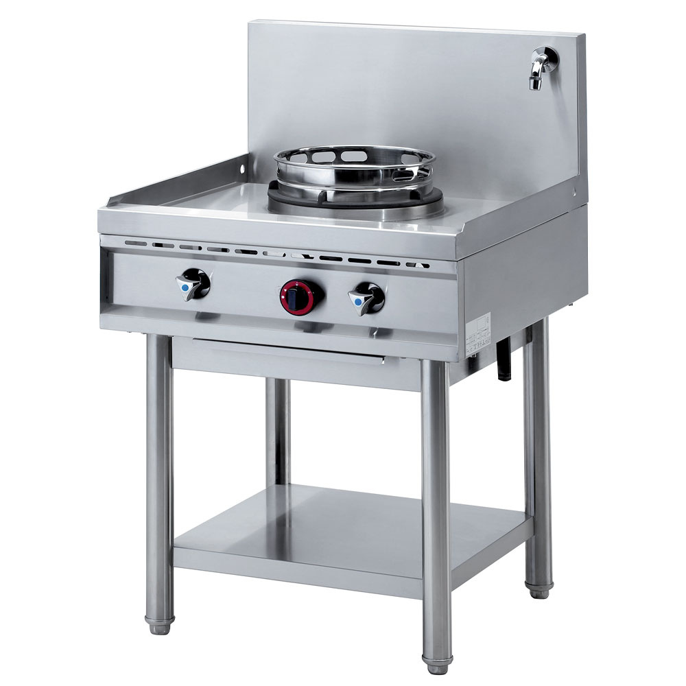 Gas Wok Herd, 1 Brenner (13 kW) Gas Wok Herd, 1 Brenner (13 kW)