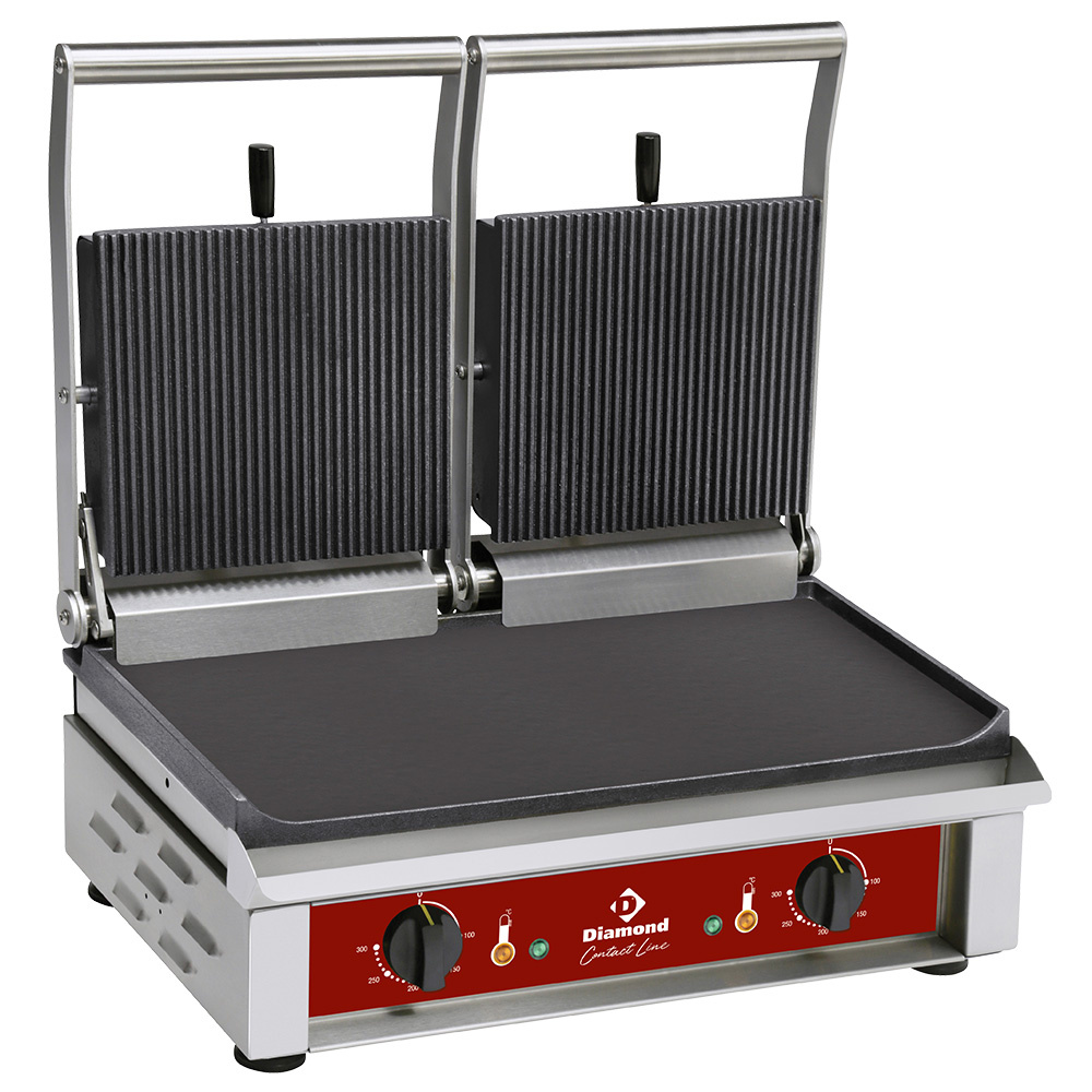 Kontaktgrill DOPPELT, emaillierte Platten Kontaktgrill DOPPELT, emaillierte Platten