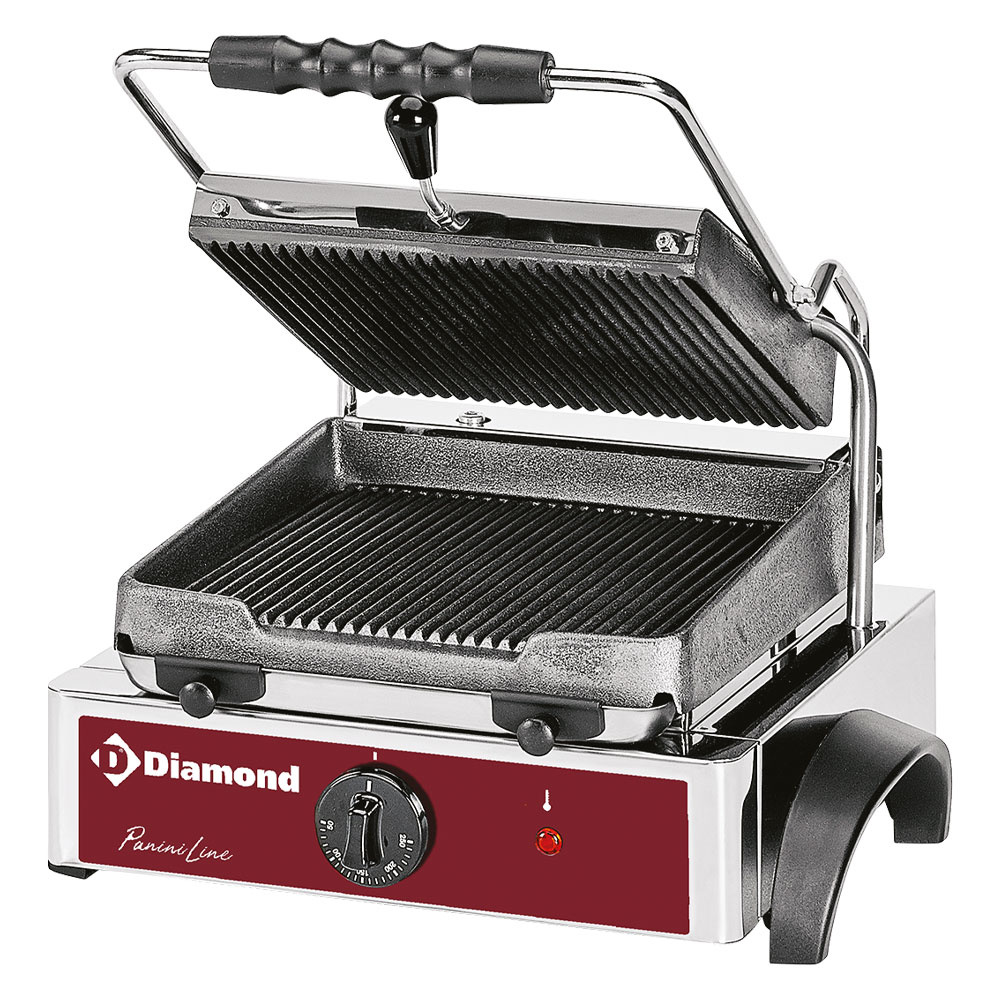 Elektro Kontaktgrill Panini, gerillte Platte Elektro Kontaktgrill Panini, gerillte Platte